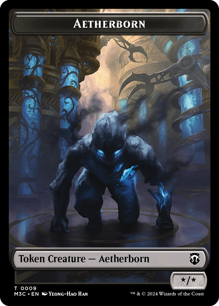 Aetherborn // Servo Double-Sided Token [Modern Horizons 3 Commander Tokens] | A1Comics