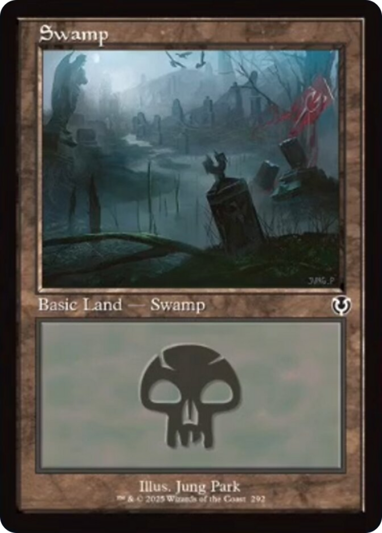 Swamp (292) (Retro Frame) [Innistrad Remastered] | A1Comics