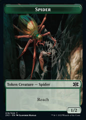 Spider // Monk Double-Sided Token [Double Masters 2022 Tokens] | A1Comics