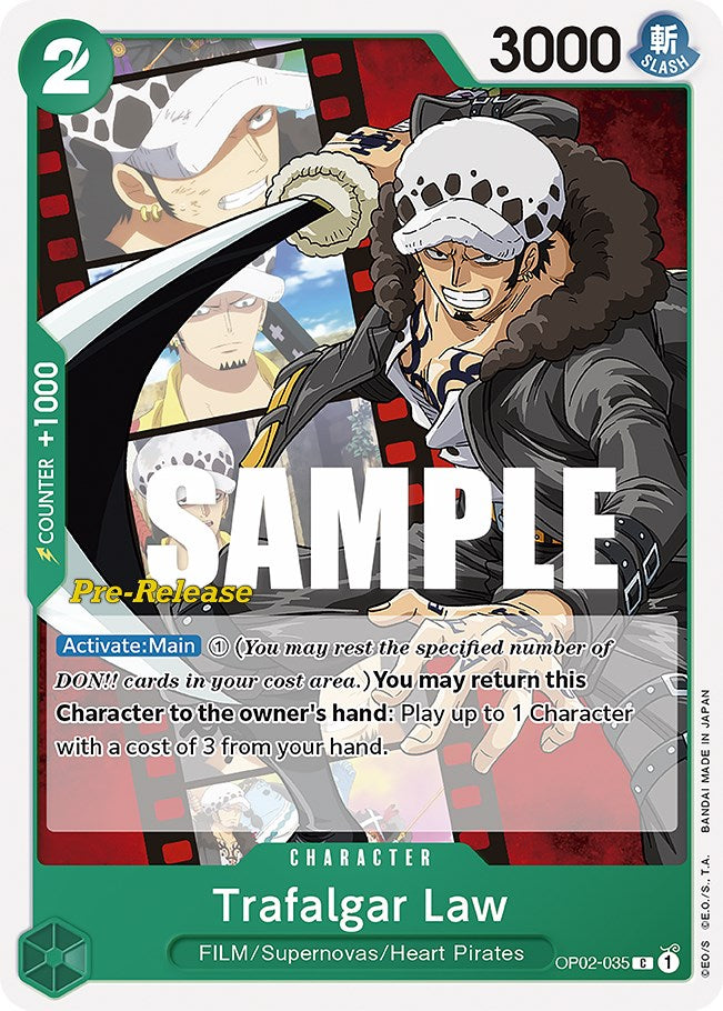 Trafalgar Law [Paramount War Pre-Release Cards] | A1Comics