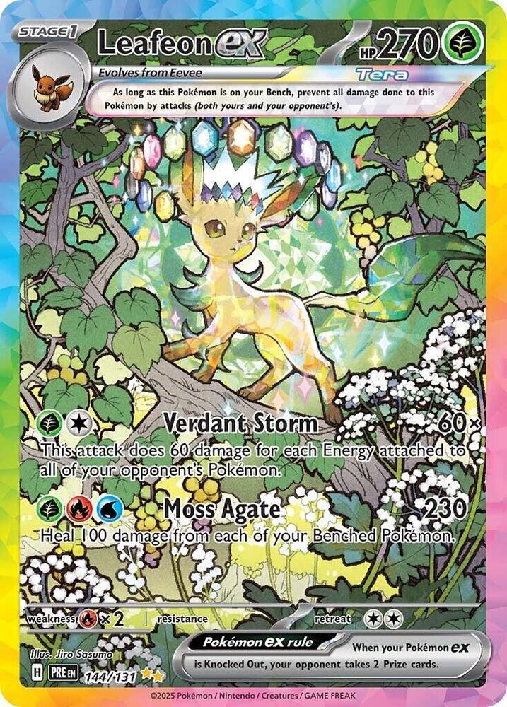 Leafeon ex (144/131) [Scarlet & Violet: Prismatic Evolutions] | A1Comics