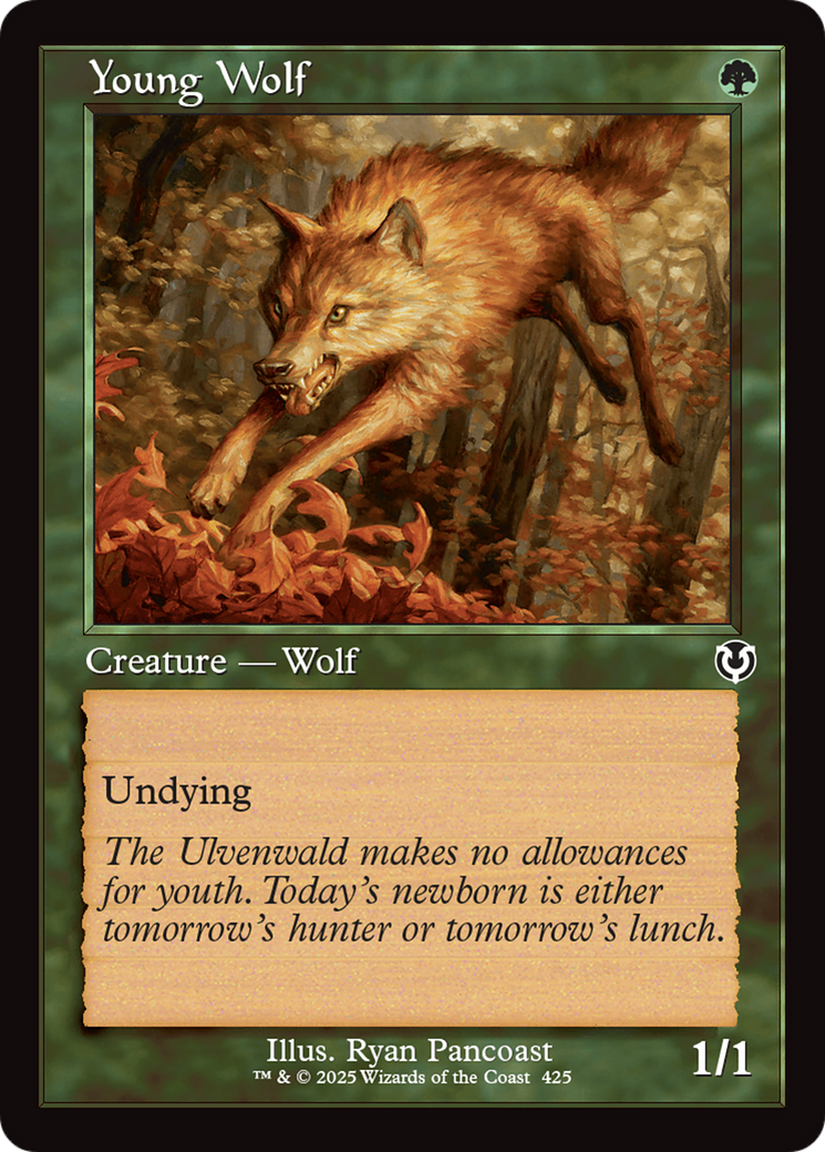 Young Wolf (Retro Frame) [Innistrad Remastered] | A1Comics