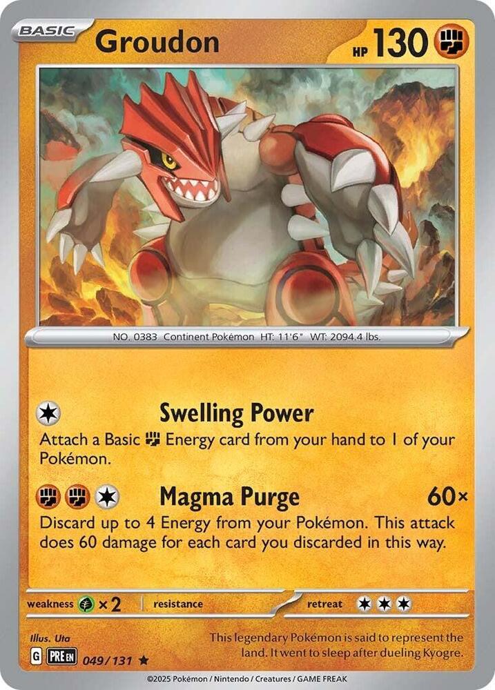 Groudon (049/131) [Scarlet & Violet: Prismatic Evolutions] | A1Comics