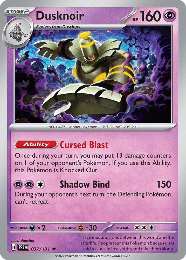 Dusknoir (037/131) [Scarlet & Violet: Prismatic Evolutions] | A1Comics