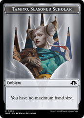 Tamiyo, Seasoned Scholar // Energy Reserve Double-Sided Token [Modern Horizons 3 Tokens] | A1Comics