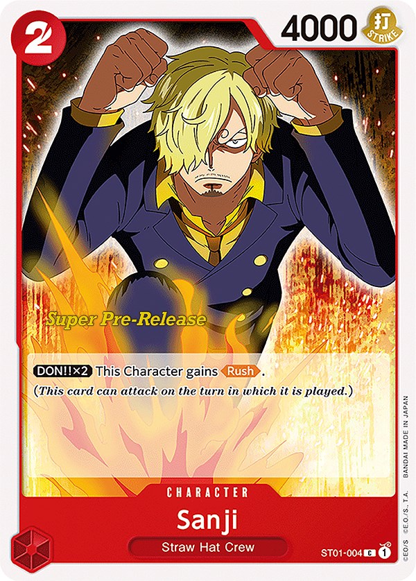 Sanji [Super Pre-Release Starter Deck: Straw Hat Crew] | A1Comics