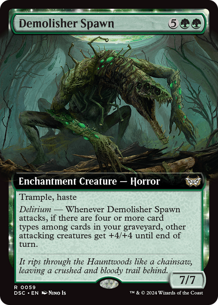 Demolisher Spawn (Extended Art) [Duskmourn: House of Horror Commander] | A1Comics