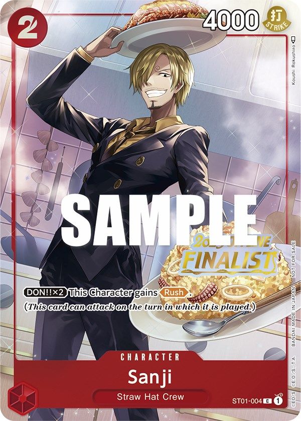 Sanji (Offline Regional 2023) [Finalist] [One Piece Promotion Cards] | A1Comics