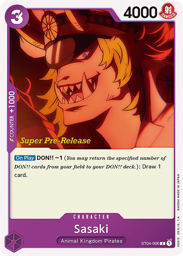 Sasaki [Super Pre-Release Starter Deck: Animal Kingdom Pirates] | A1Comics