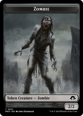 Insect (0043) (Ripple Foil) // Zombie Double-Sided Token [Modern Horizons 3 Tokens] | A1Comics