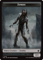 Faerie // Zombie Double-Sided Token [Foundations Tokens] | A1Comics