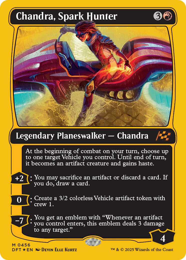 Chandra, Spark Hunter (First-Place Foil) [Aetherdrift] | A1Comics