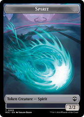 Eldrazi (Ripple Foil) // Spirit Double-Sided Token [Modern Horizons 3 Commander Tokens] | A1Comics