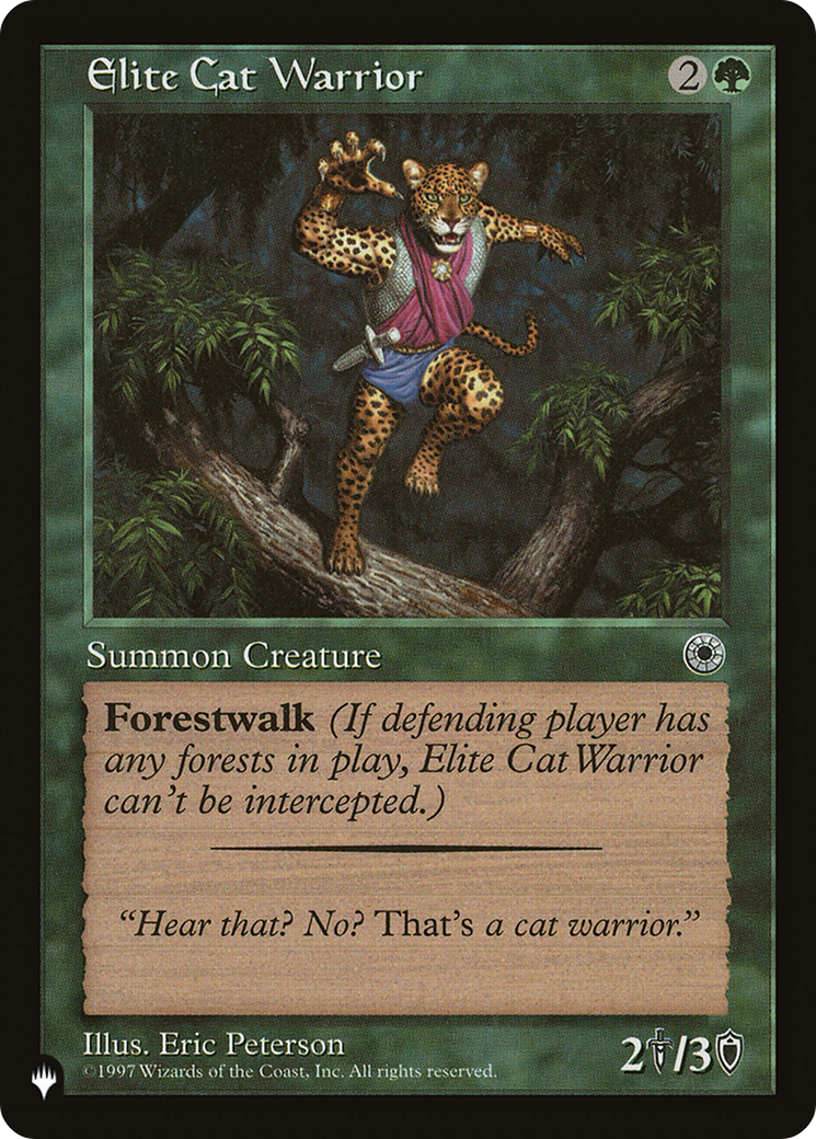 Elite Cat Warrior (Flavor Text) [The List Reprints] | A1Comics