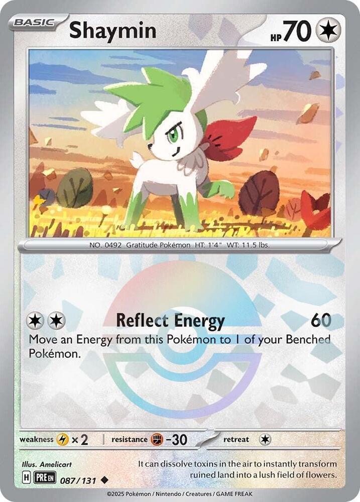 Shaymin (087/131) (Poke Ball Pattern) [Scarlet & Violet: Prismatic Evolutions] | A1Comics