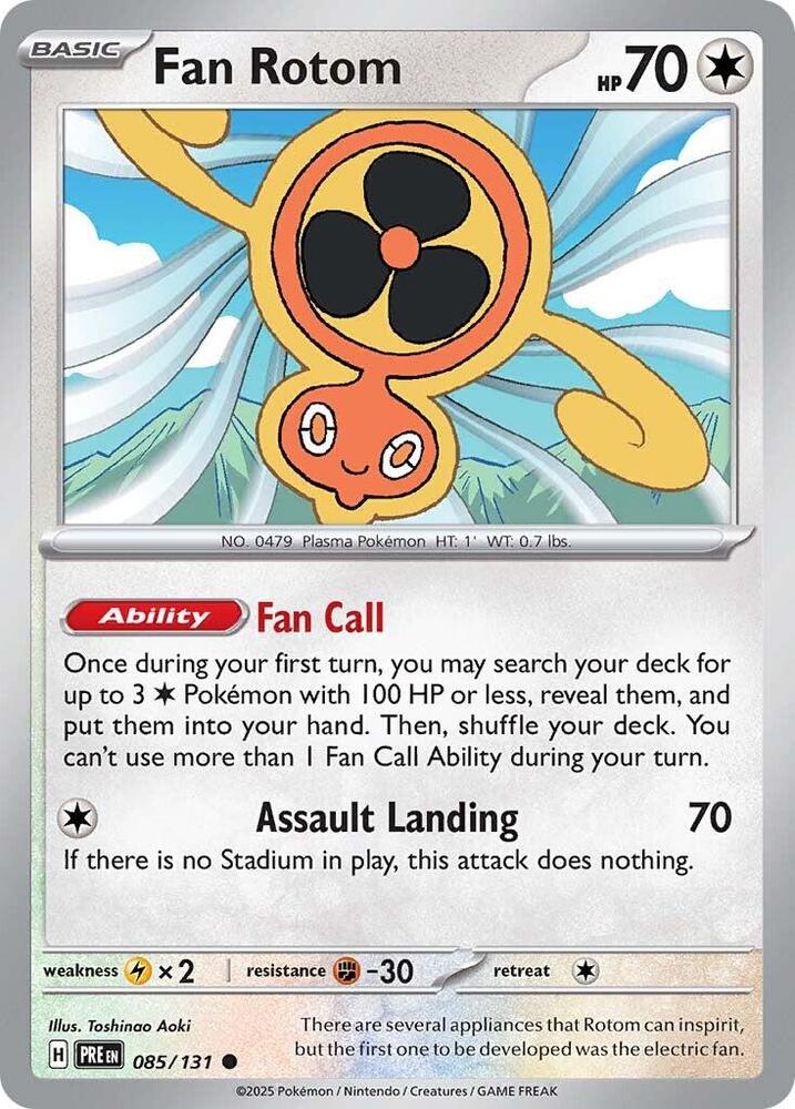 Fan Rotom (085/131) [Scarlet & Violet: Prismatic Evolutions] | A1Comics