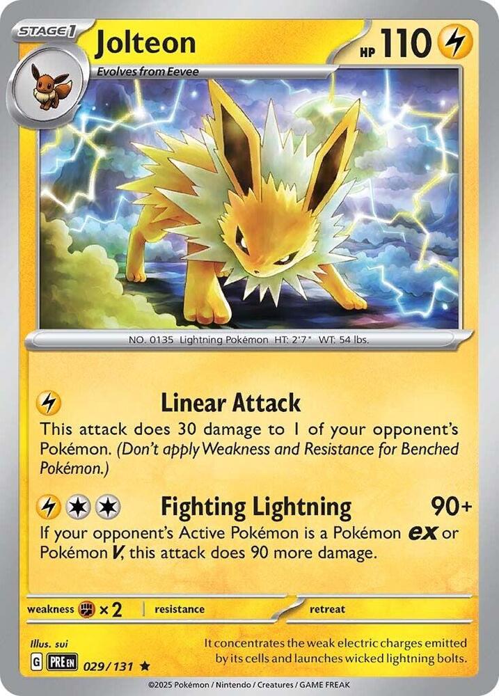 Jolteon (029/131) [Scarlet & Violet: Prismatic Evolutions] | A1Comics