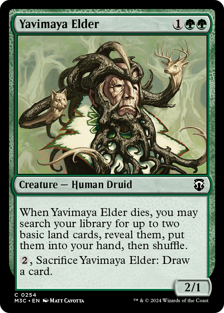 Yavimaya Elder (Ripple Foil) [Modern Horizons 3 Commander] | A1Comics