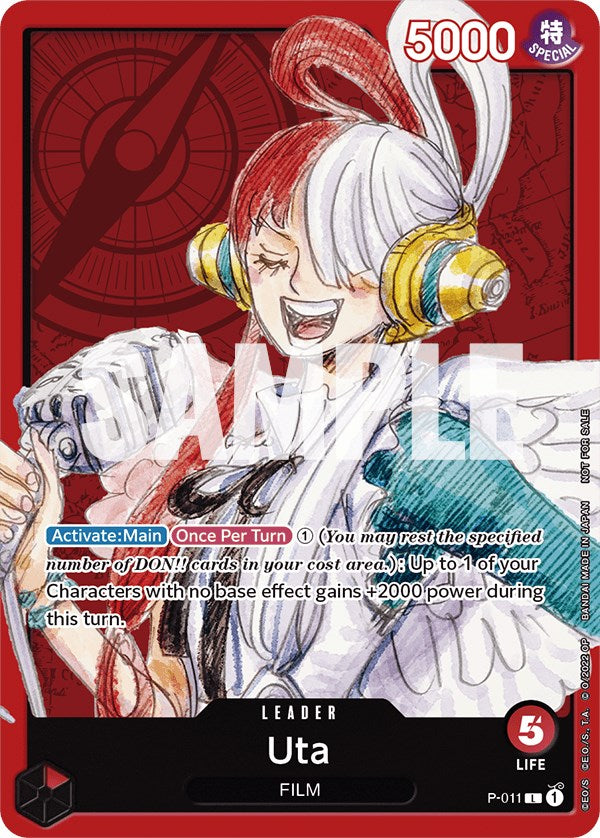 Uta (One Piece Film Red) [One Piece Promotion Cards] | A1Comics