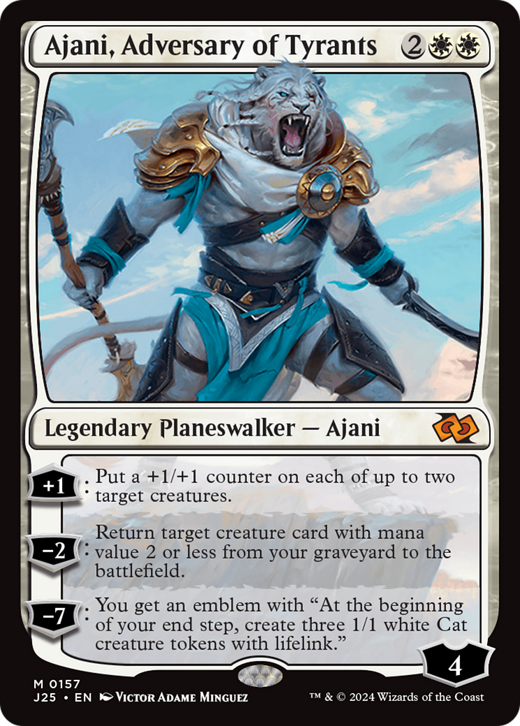 Ajani, Adversary of Tyrants [Foundations Jumpstart] | A1Comics