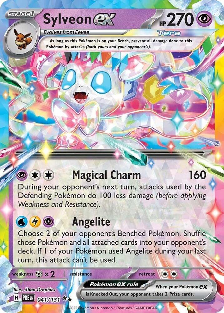 Sylveon ex (041/131) [Scarlet & Violet: Prismatic Evolutions] | A1Comics