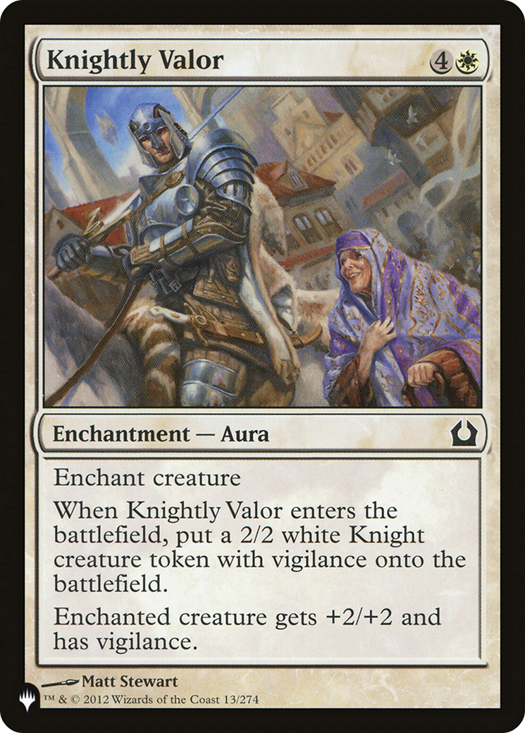 Knightly Valor [The List Reprints] | A1Comics