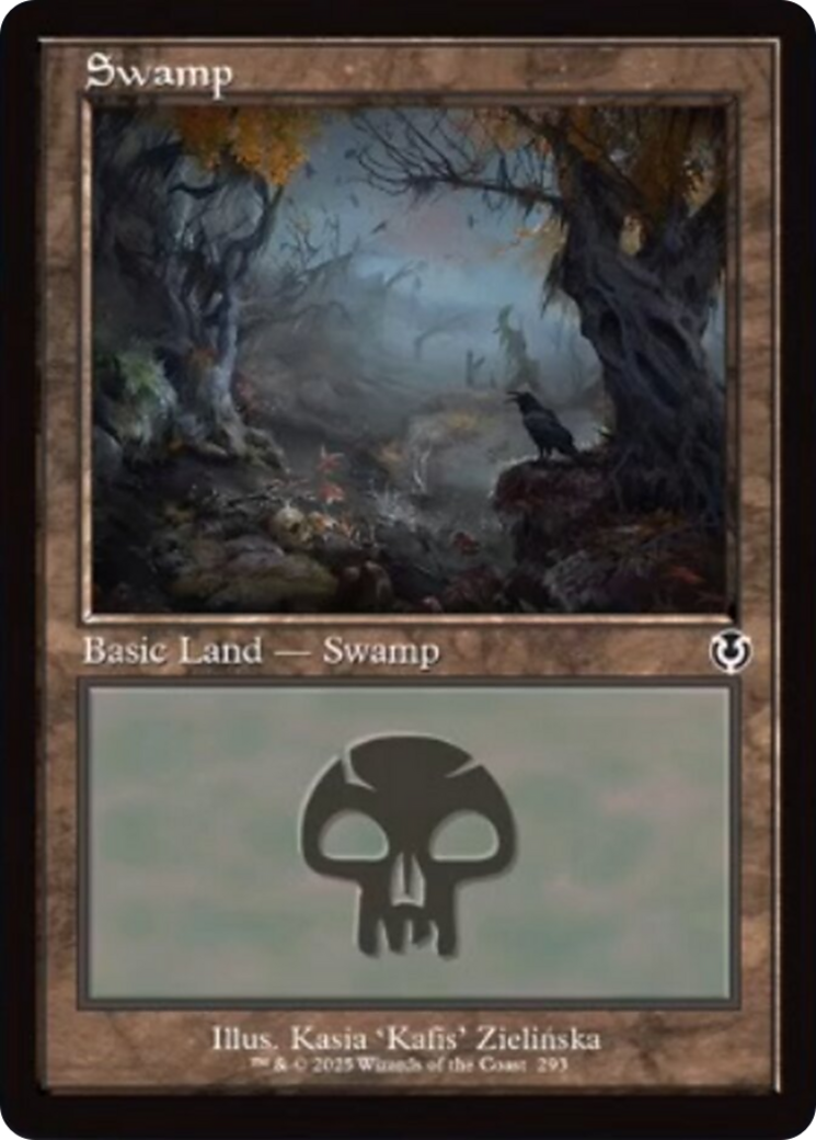 Swamp (293) (Retro Frame) [Innistrad Remastered] | A1Comics