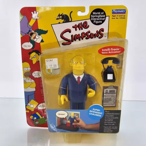 MOC The Simpsons Superintendent Chalmers Action Figure MIB Series 8 | A1Comics