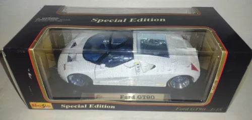 NEW Maisto Special Edition White Ford GT90 1:18 scale Die Cast Metal | A1Comics