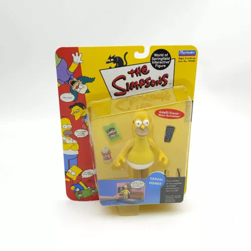 The Simpsons Casual Homer Action Figure Playmates Series 4 World Of Springfield | A1Comics