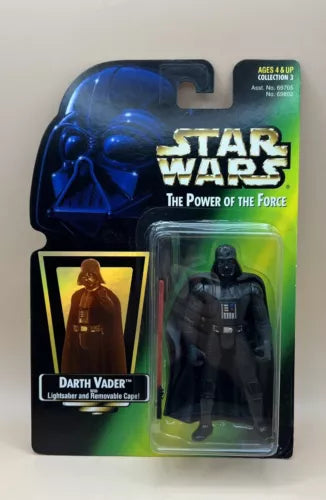 1997 Kenner Star Wars Power of the Force Darth Vader with lightsaber and cape