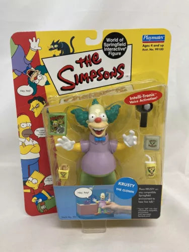 The Simpsons Krusty The Clown Playmates World of Springfield Interactive Figure | A1Comics