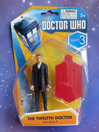 12th Doctor Who Figure Long Black Coat 3.75"