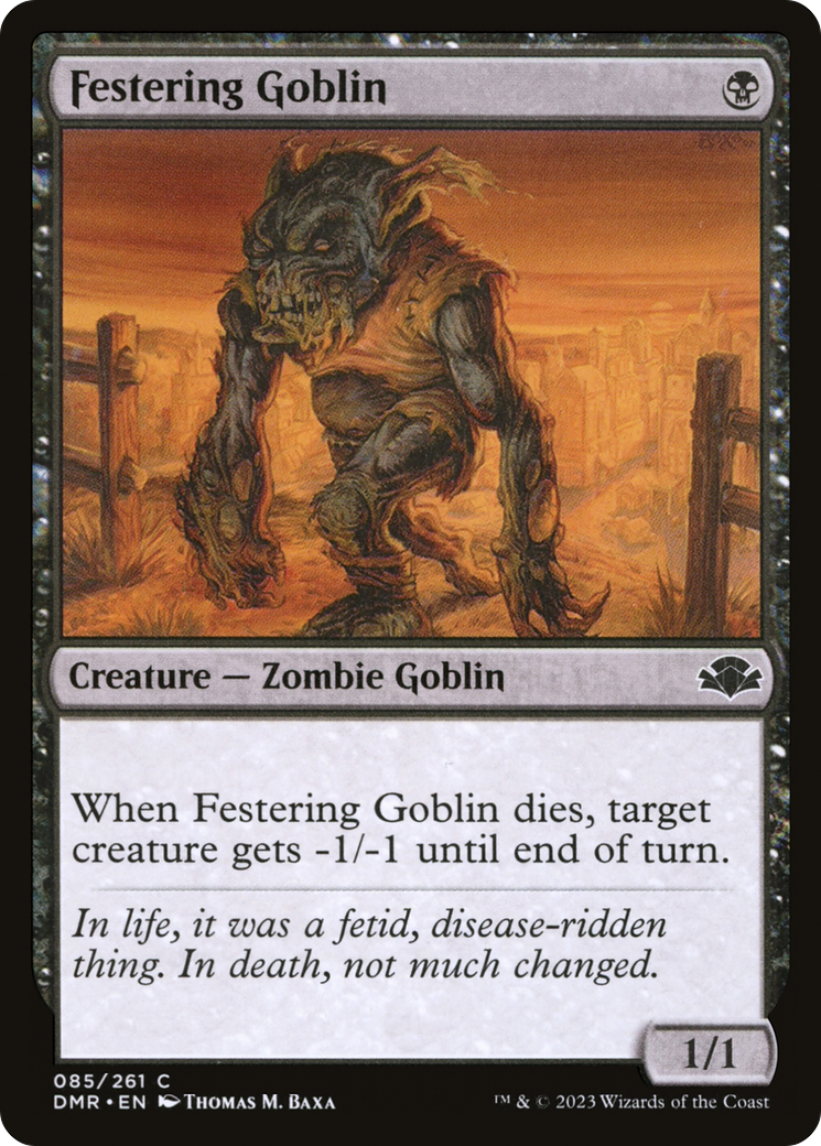 Festering Goblin [Dominaria Remastered] | A1Comics