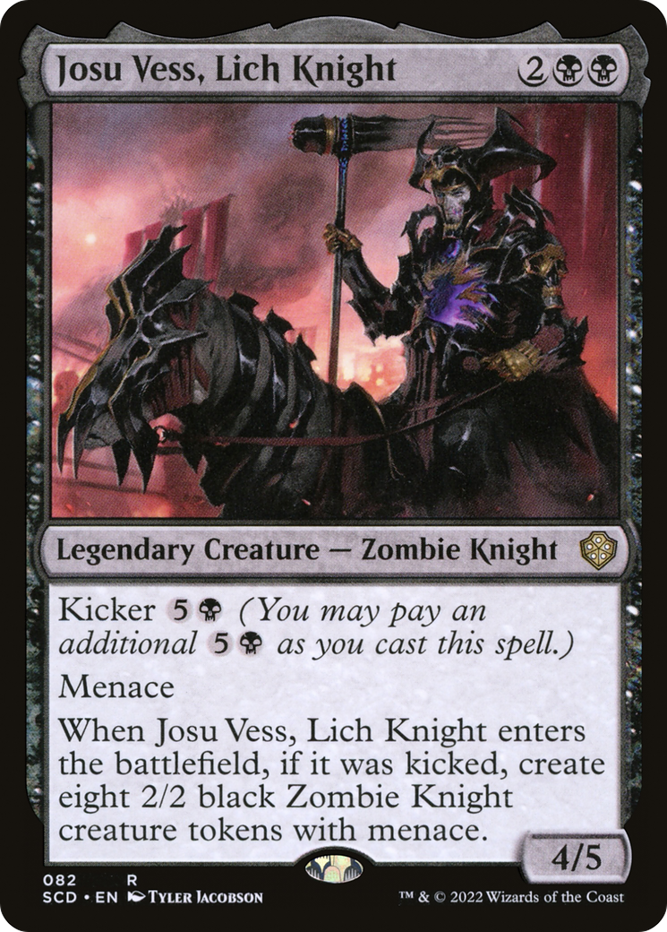 Josu Vess, Lich Knight [Starter Commander Decks] | A1Comics