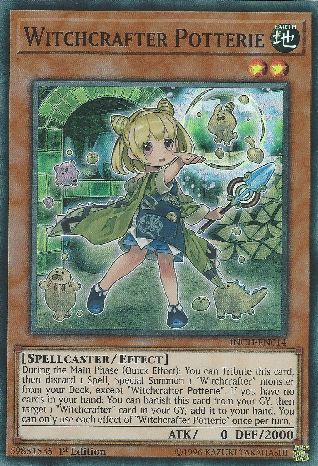 Witchcrafter Potterie [INCH-EN014] Super Rare | A1Comics