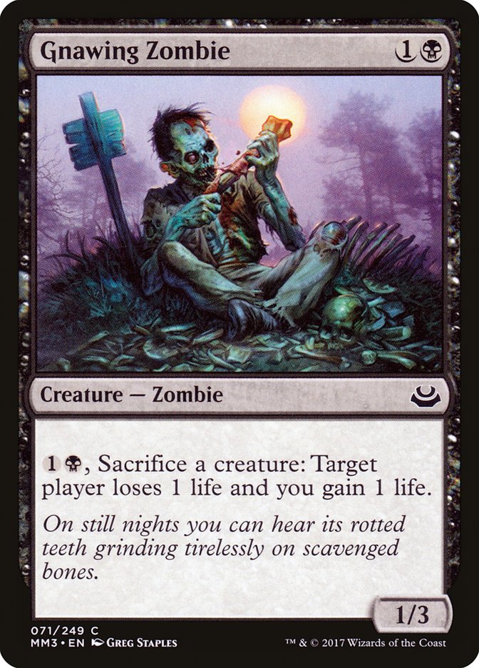 Gnawing Zombie [Modern Masters 2017] | A1Comics