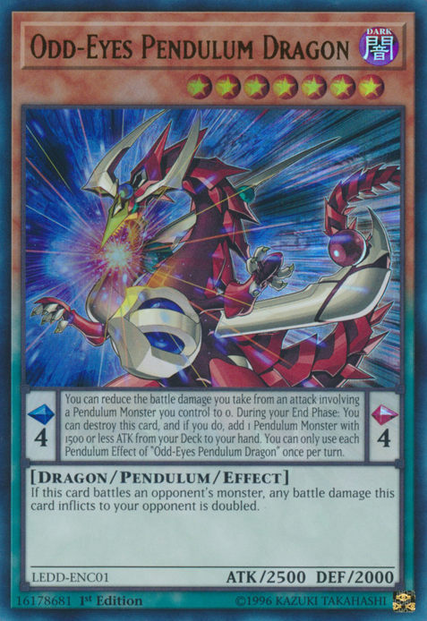 Odd-Eyes Pendulum Dragon [LEDD-ENC01] Ultra Rare | A1Comics