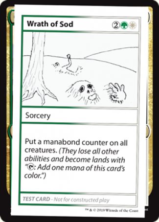 Wrath of Sod (2021 Edition) [Mystery Booster Playtest Cards] | A1Comics