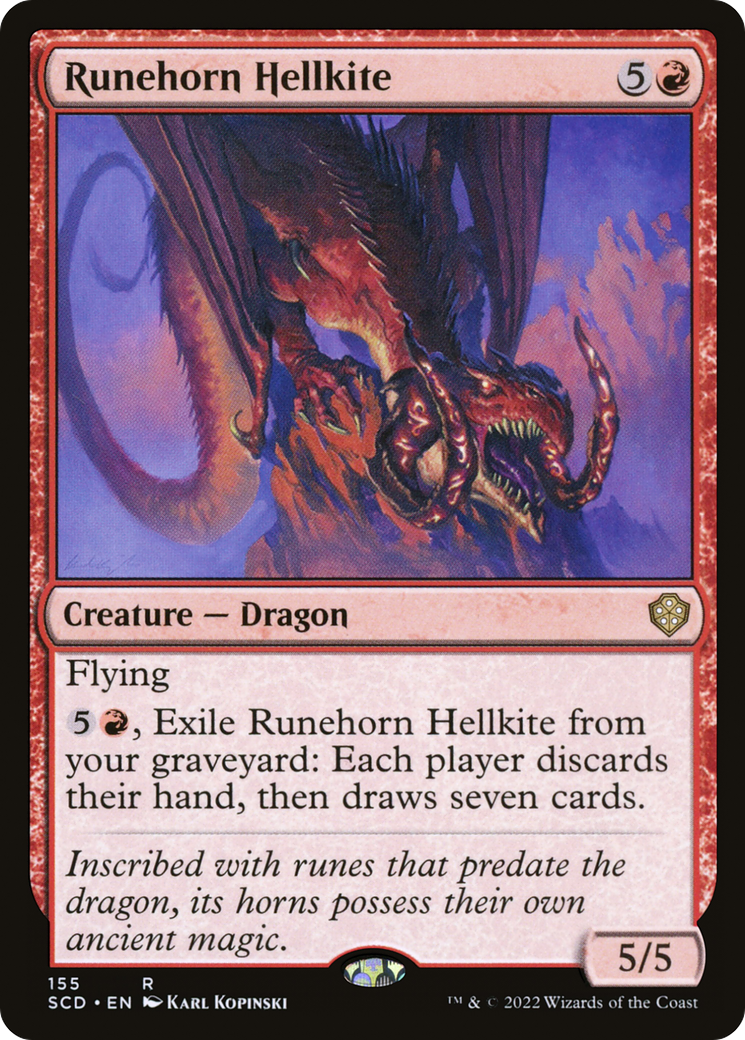 Runehorn Hellkite [Starter Commander Decks] | A1Comics