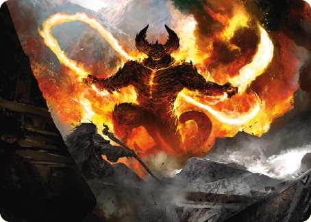 The Balrog, Flame of Udun Art Card [The Lord of the Rings: Tales of Middle-earth Art Series] | A1Comics