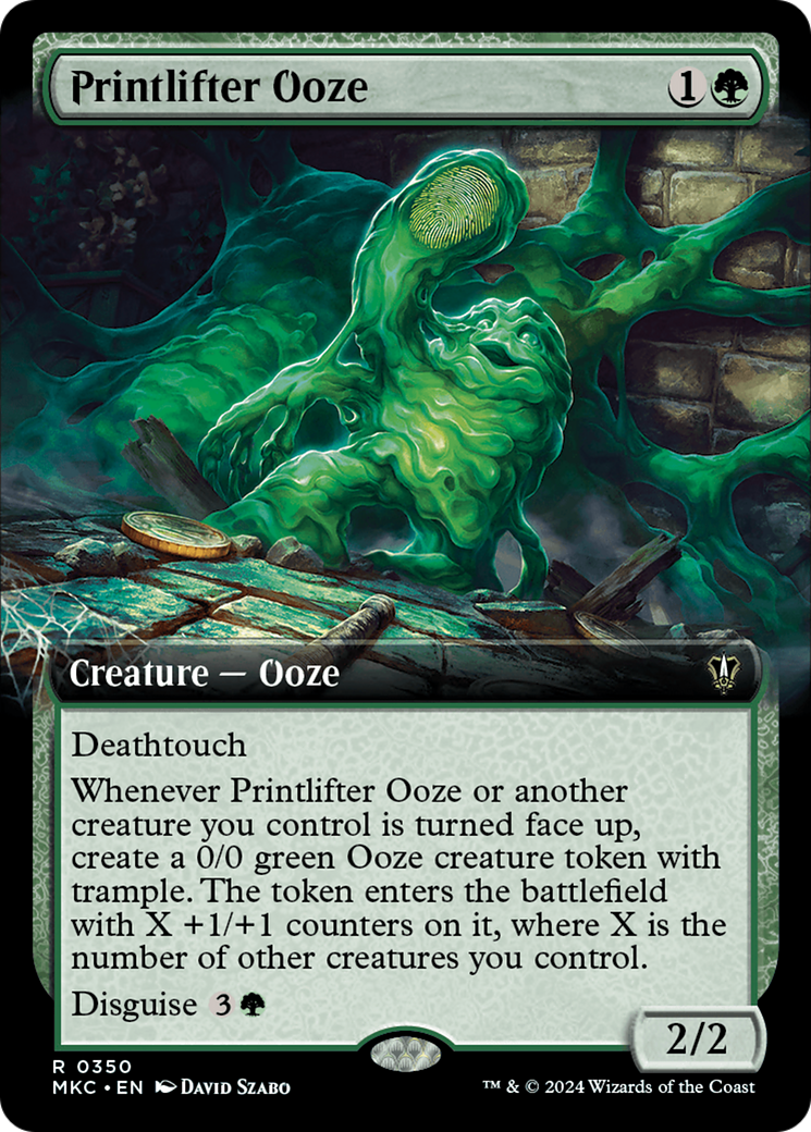 Printlifter Ooze (Extended Art) [Murders at Karlov Manor Commander] | A1Comics