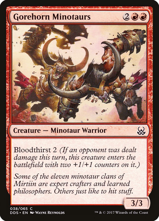 Gorehorn Minotaurs [Duel Decks: Mind vs. Might] | A1Comics