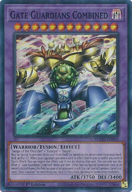 Gate Guardians Combined [MAZE-EN003] Super Rare | A1Comics