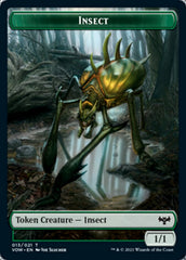 Insect // Spirit (003) Double-Sided Token [Innistrad: Crimson Vow Tokens] | A1Comics