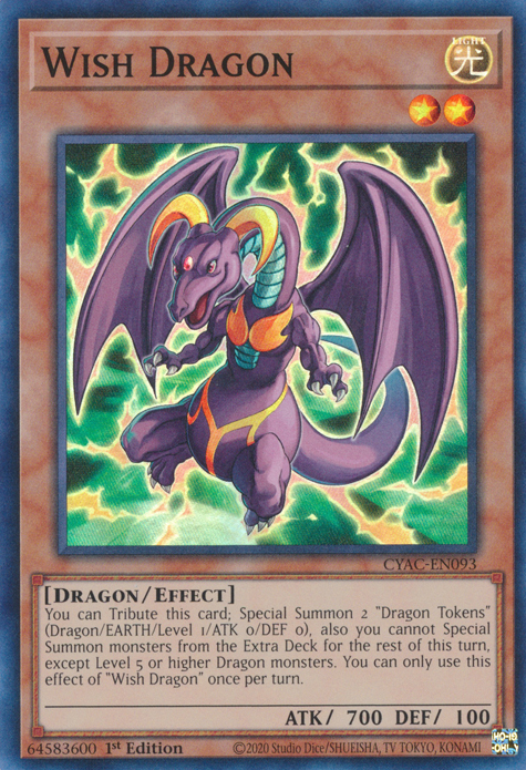 Wish Dragon [CYAC-EN093] Super Rare | A1Comics