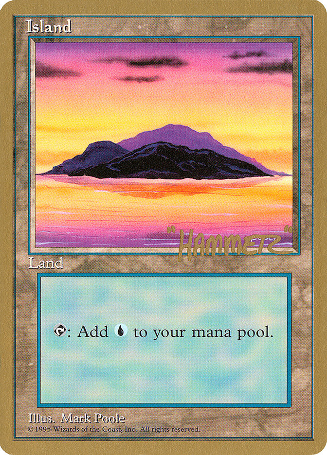 Island (shr368) (Shawn "Hammer" Regnier) [Pro Tour Collector Set] | A1Comics