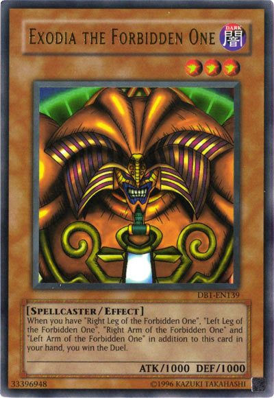 Exodia the Forbidden One [DB1-EN139] Ultra Rare | A1Comics