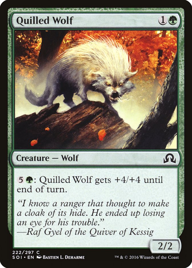 Quilled Wolf [Shadows over Innistrad] | A1Comics