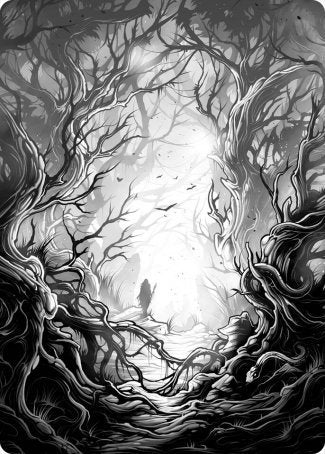 Forest 1 Art Card [Innistrad: Midnight Hunt Art Series] | A1Comics